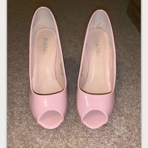 Pink/nude high heels